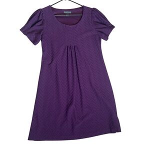 Jessica Howard Textured Plum Dress Size 10
